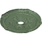 Ekena Millwork Attica with Rose Medallion (Canopies up to 4 1/2"), 26"OD x 3 3/4"ID x 1 1/2"P, Athenian Green CM26ATAGF - alternate 3